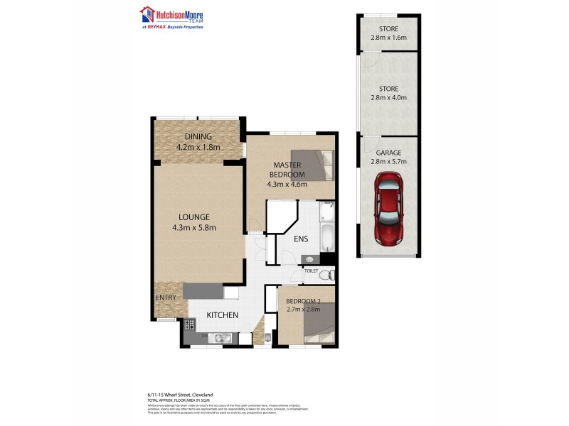 6/11-15 Wharf Street, Cleveland QLD 4163 Floorplan