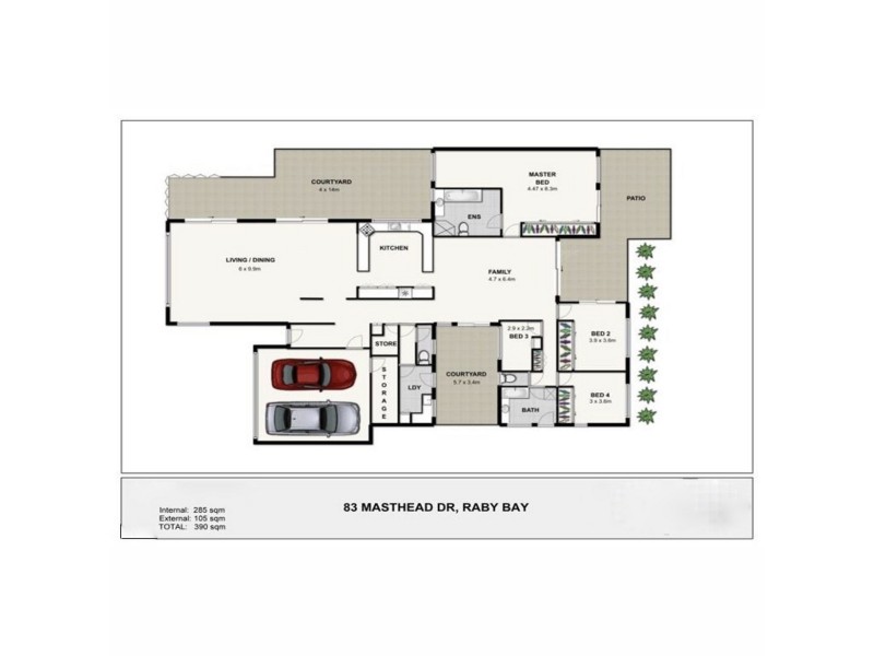83 Masthead Drive, Raby Bay QLD 4163 Floorplan