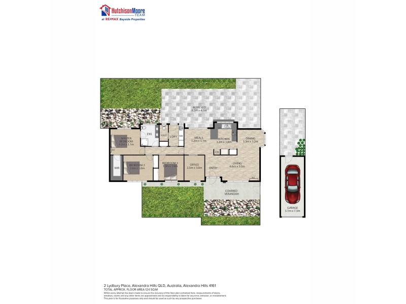2 Lydbury Place, Alexandra Hills QLD 4161 Floorplan