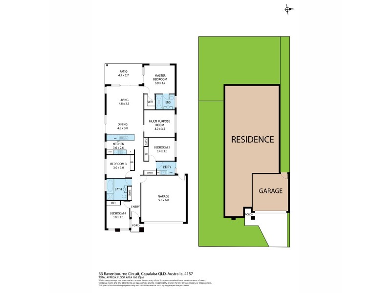 33 Ravenbourne Circuit, Capalaba QLD 4157 Floorplan