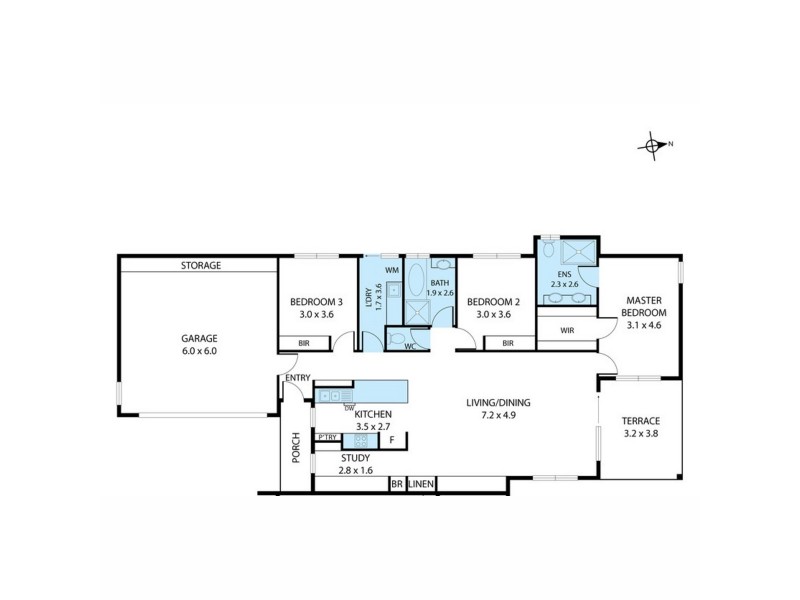 2/26 Starkey Street, Wellington Point QLD 4160 Floorplan