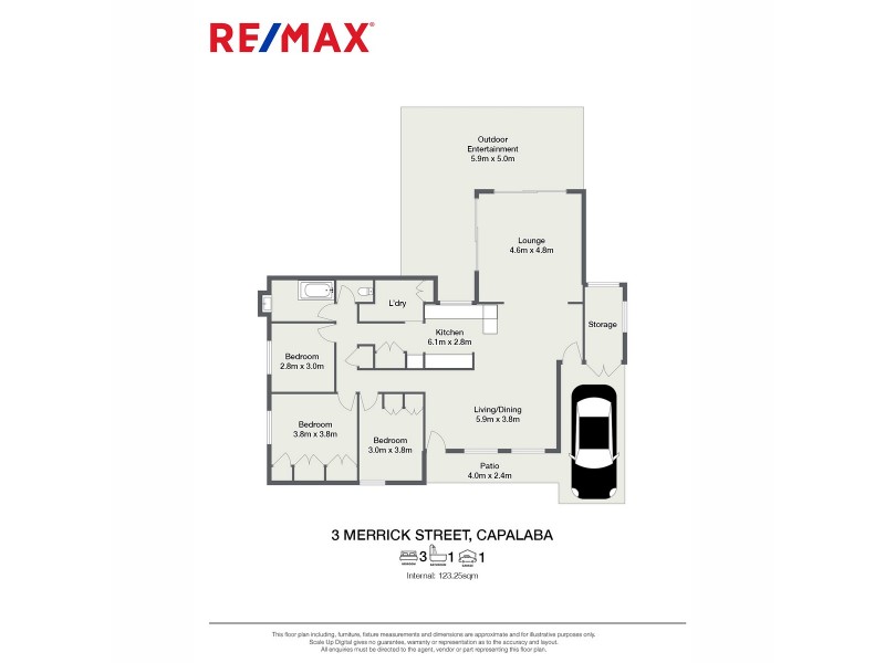3 Merrick Street, Capalaba QLD 4157 Floorplan