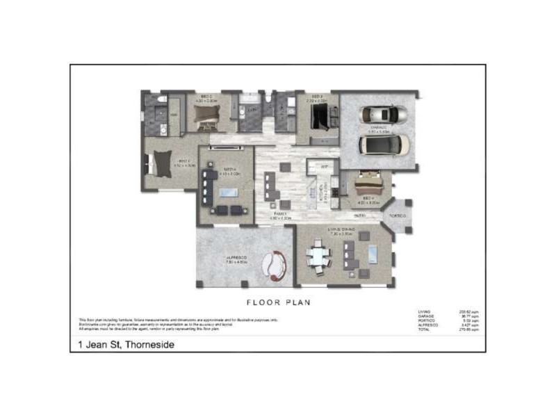 1 Jean Street, Thorneside QLD 4158 Floorplan