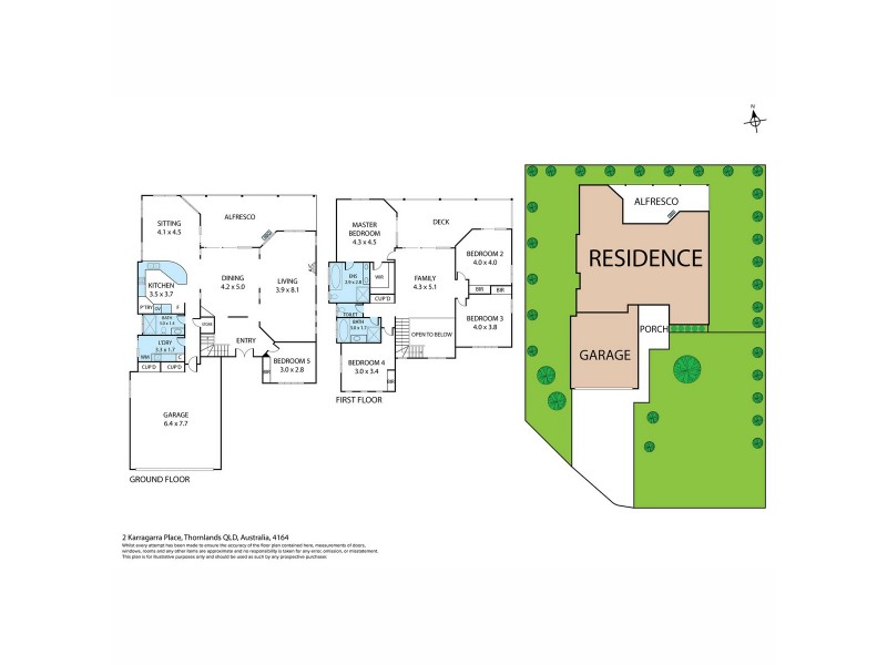 2 Karragarra Place, Thornlands QLD 4164 Floorplan