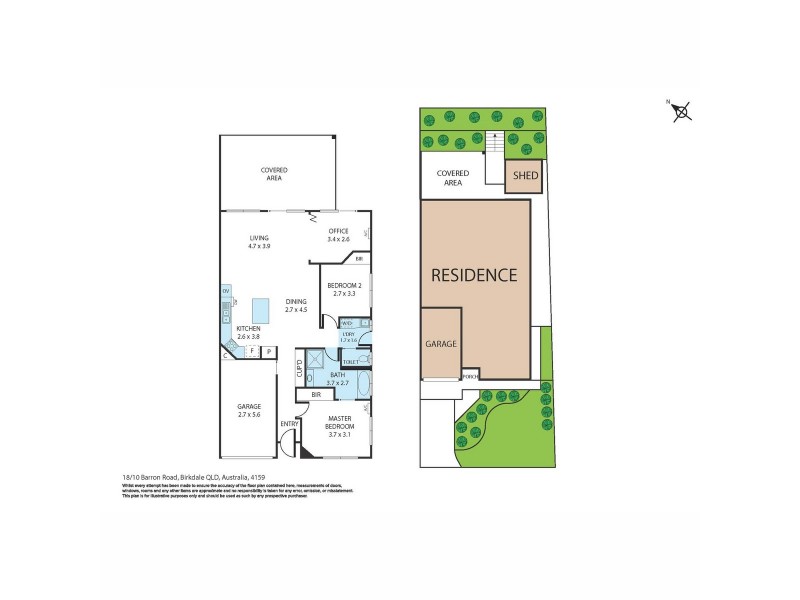 18/10-18 Barron Road, Birkdale QLD 4159 Floorplan