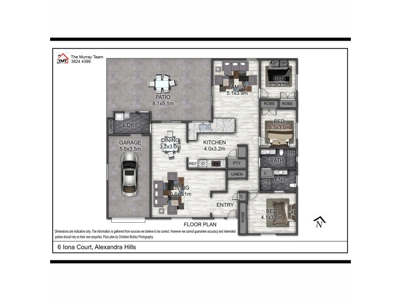6 Iona Court, Alexandra Hills QLD 4161 Floorplan