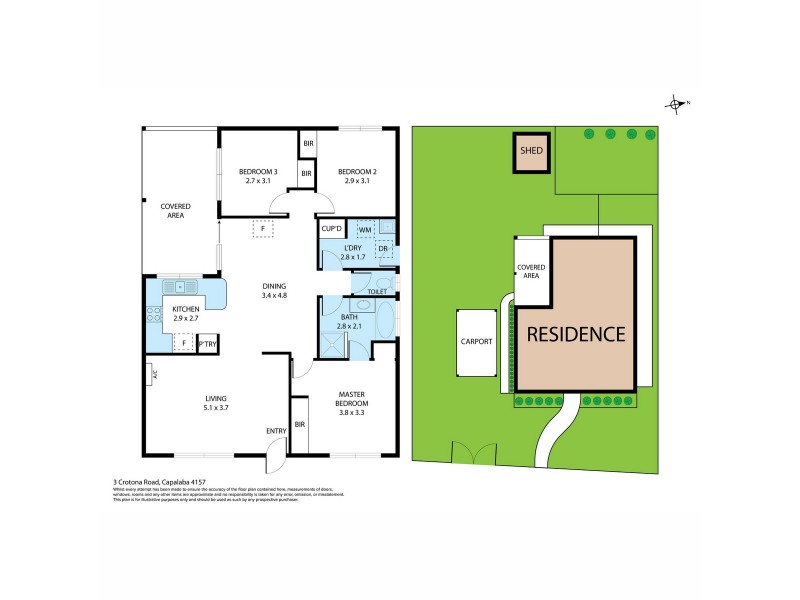 3 Crotona Road, Capalaba QLD 4157 Floorplan