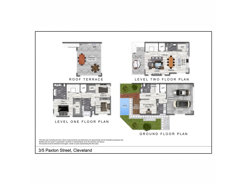 3/5 Paxton Street, Cleveland QLD 4163 Floorplan