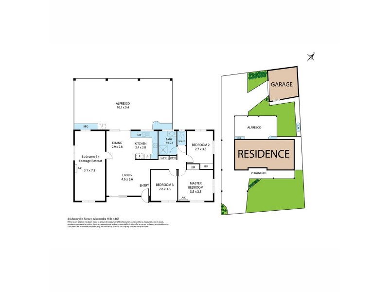 44 Amaryllis Street, Alexandra Hills QLD 4161 Floorplan