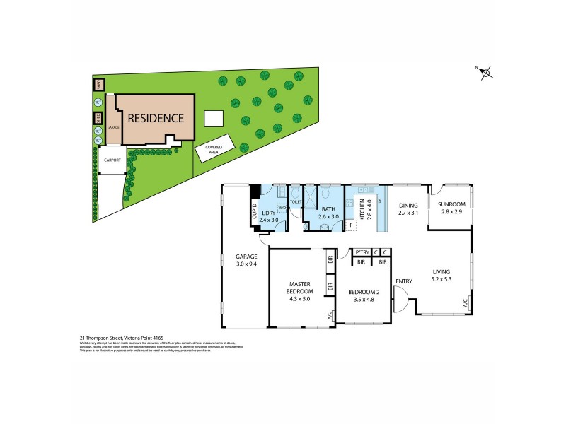 21 Thompson Street, Victoria Point QLD 4165 Floorplan