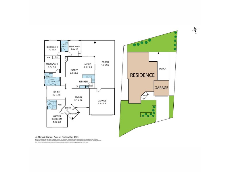 46 Marjorie Buckler Avenue, Redland Bay QLD 4165 Floorplan