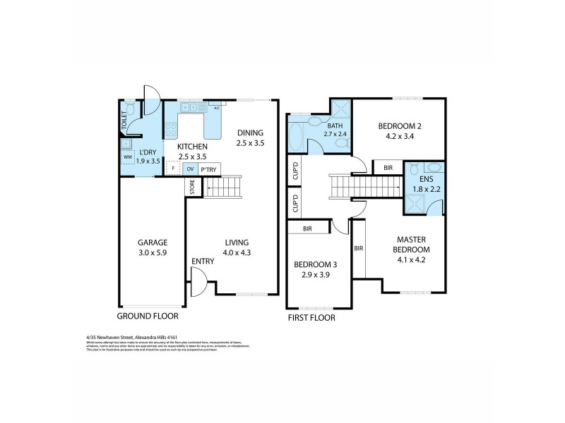4/35 Newhaven Street, Alexandra Hills QLD 4161 Floorplan