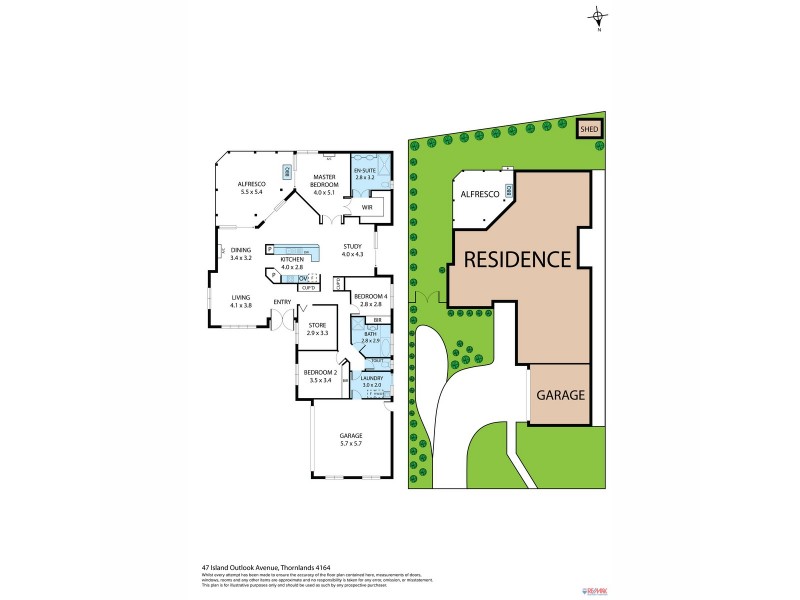 47 Island Outlook Avenue, Thornlands QLD 4164 Floorplan