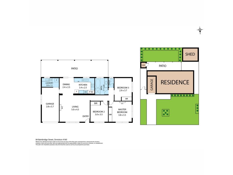84 Bainbridge Street, Ormiston QLD 4160 Floorplan