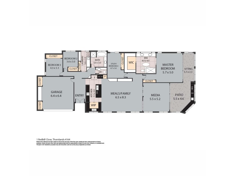 1 Redbill Close, Thornlands QLD 4164 Floorplan