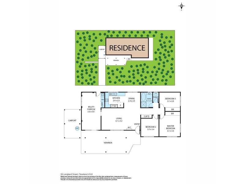 59 Longland Street, Cleveland QLD 4163 Floorplan