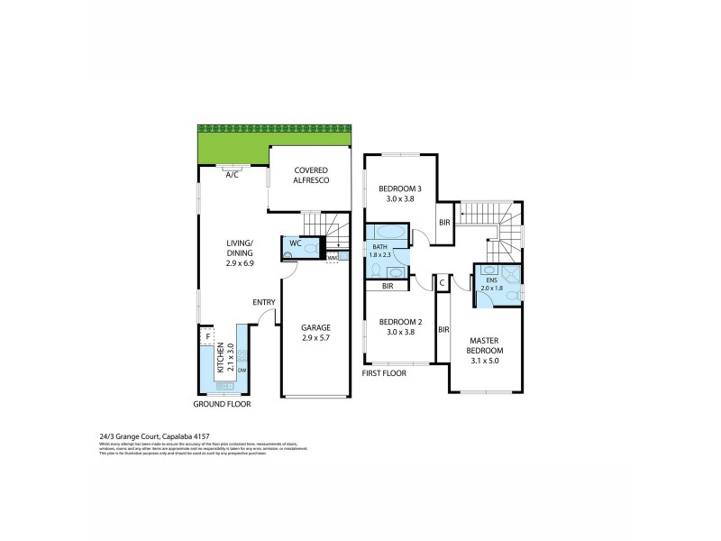 24/3 Grange Court, Capalaba QLD 4157 Floorplan
