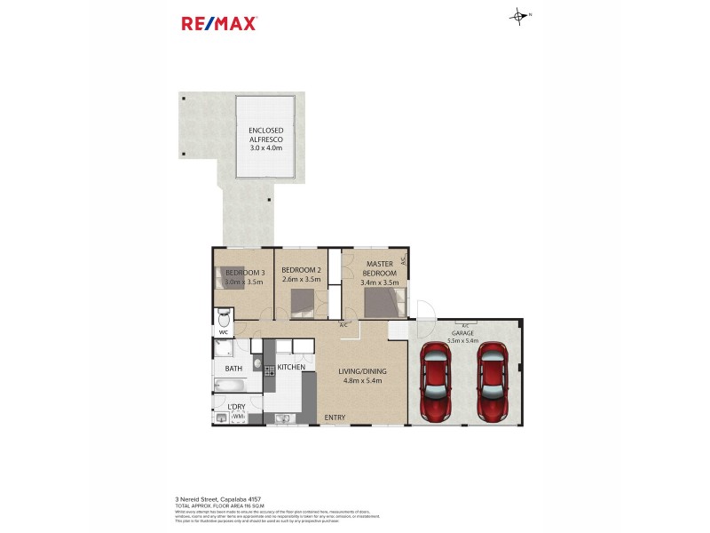 3 Nereid Street, Capalaba QLD 4157 Floorplan