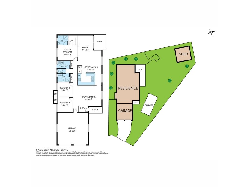 5 Agate Court, Alexandra Hills QLD 4161 Floorplan