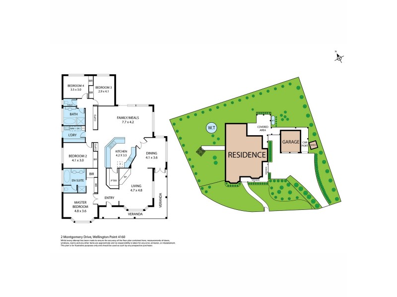 2 Montgomery Drive, Wellington Point QLD 4160 Floorplan