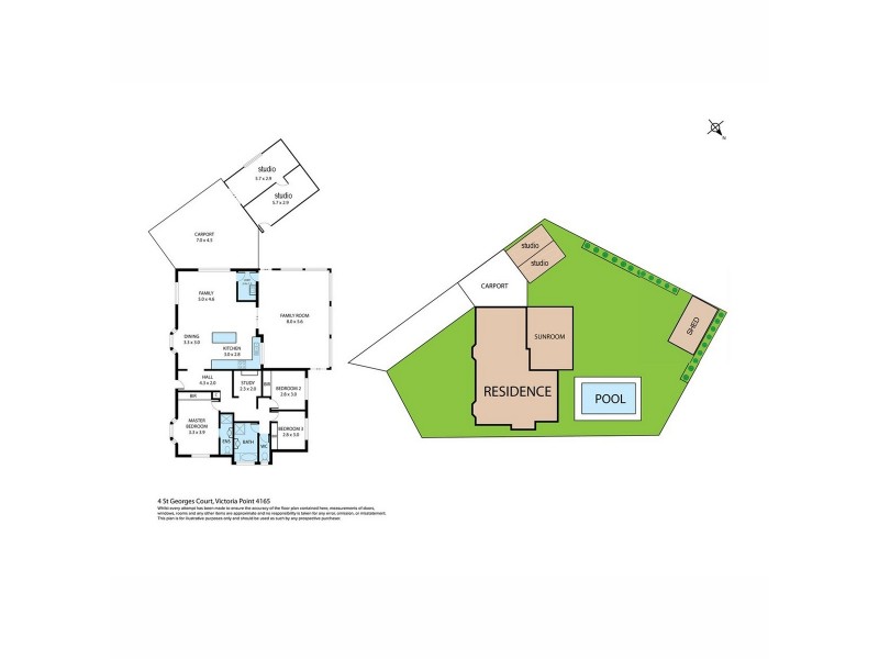 4 St Georges Court, Victoria Point QLD 4165 Floorplan