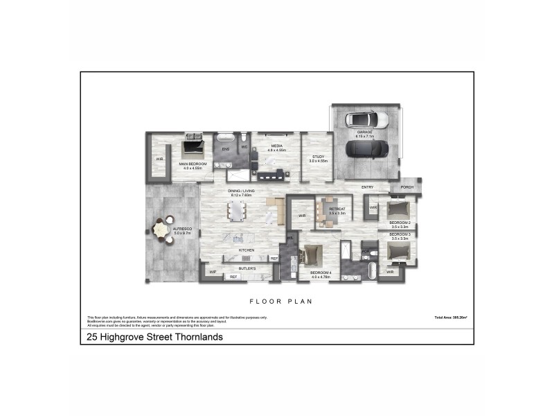 25 Highgrove Street, Thornlands QLD 4164 Floorplan