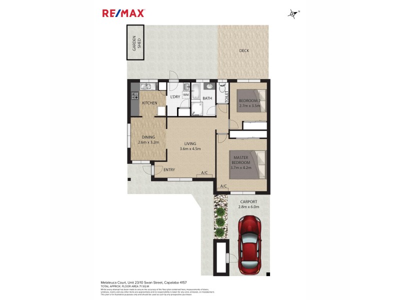 23/10 Swan Street, Capalaba QLD 4157 Floorplan
