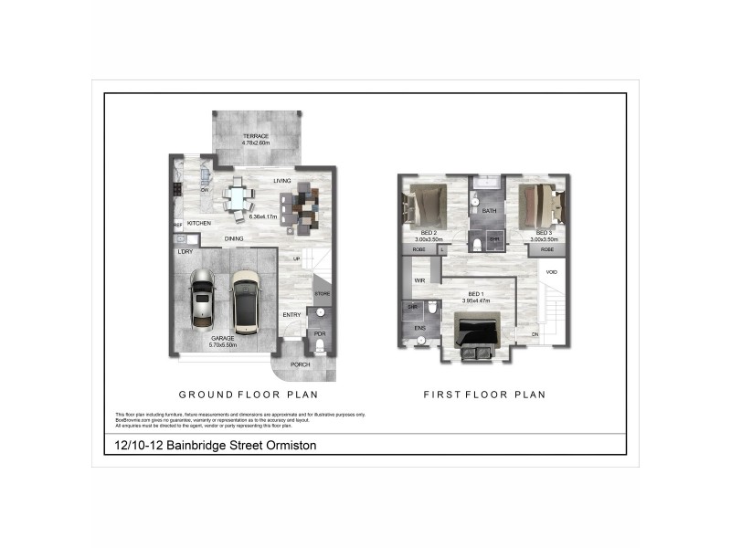 12/10-12 Bainbridge Street, Ormiston QLD 4160 Floorplan