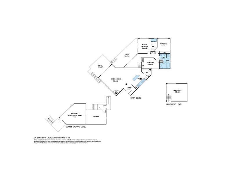 26-28 Nanette Court, Alexandra Hills QLD 4161 Floorplan