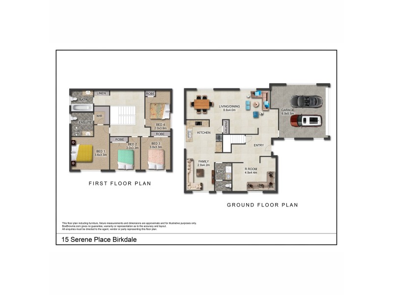 15 Serene Place, Birkdale QLD 4159 Floorplan