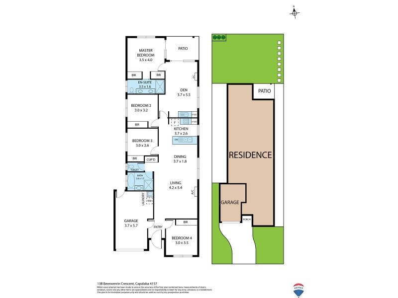 13B BEENWERRIN Crescent, Capalaba QLD 4157 Floorplan