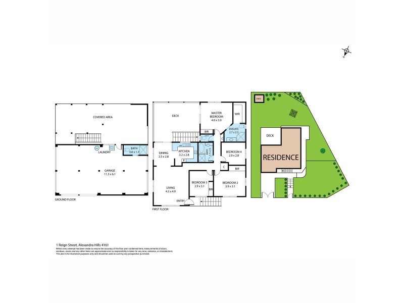 1 Reign Street, Alexandra Hills QLD 4161 Floorplan