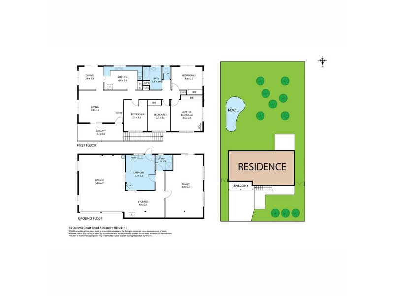 55 Queens Court Road, Alexandra Hills QLD 4161 Floorplan