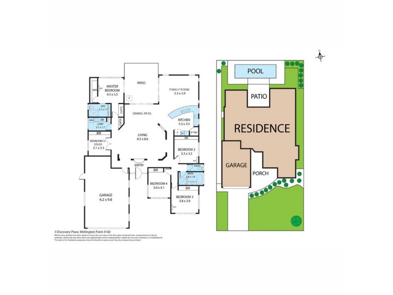 3 Discovery Place, Wellington Point QLD 4160 Floorplan