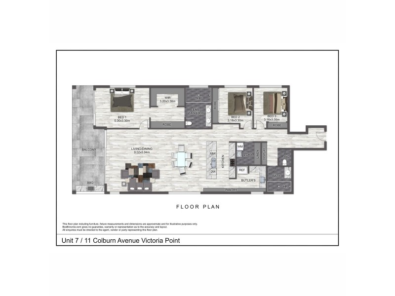 11 Colburn Avenue, Victoria Point QLD 4165 Floorplan