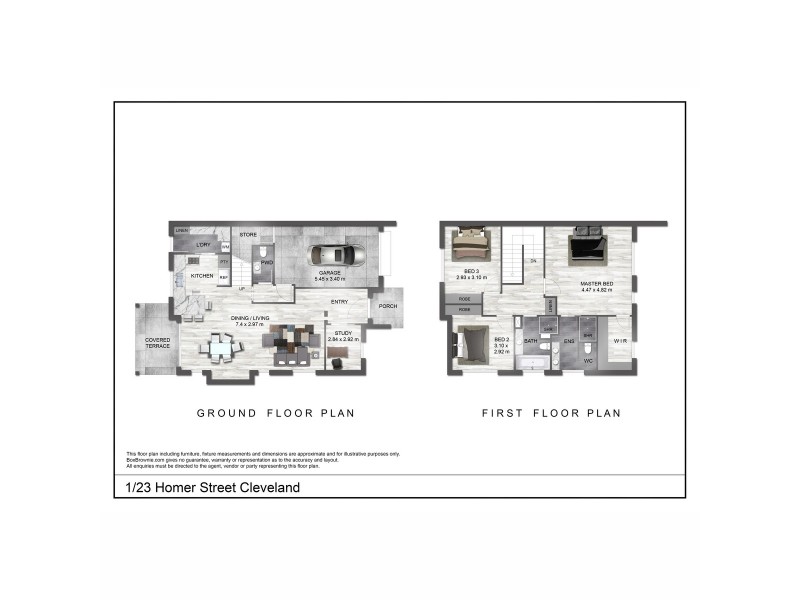 1/23 Homer Street, Cleveland QLD 4163 Floorplan
