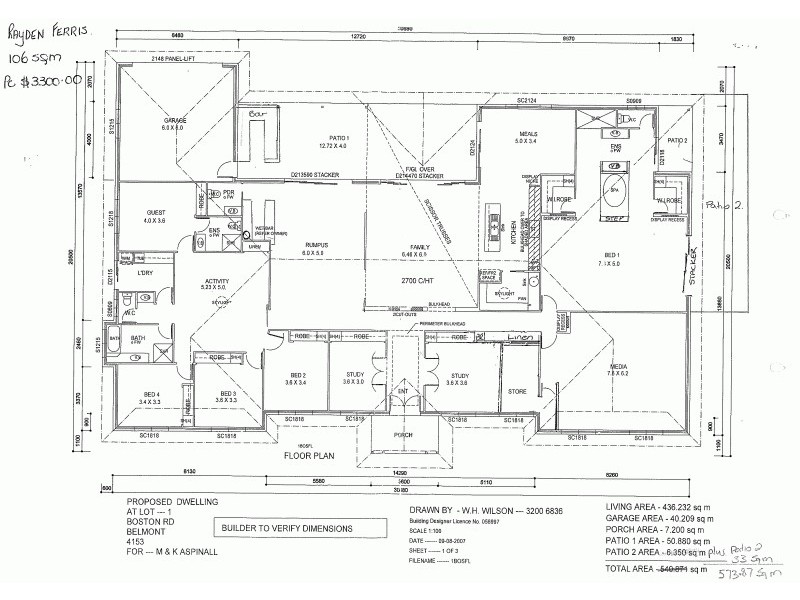 349 Boston Road, Belmont QLD 4153 Floorplan