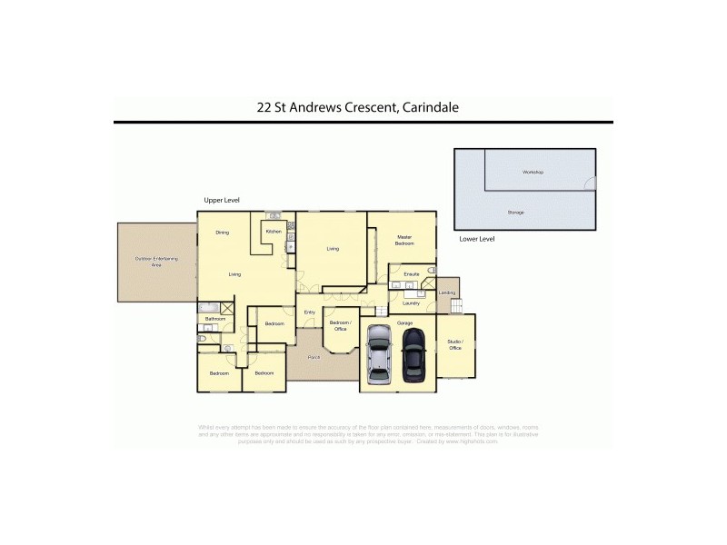 22 St Andrews Cres, Carindale QLD 4152 Floorplan
