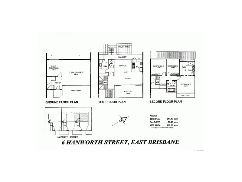 6B Hanworth Street, East Brisbane QLD 4169 Floorplan