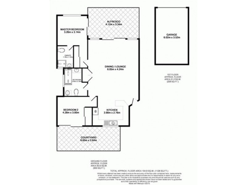 1/22 Ninth Avenue, Coorparoo QLD 4151 Floorplan