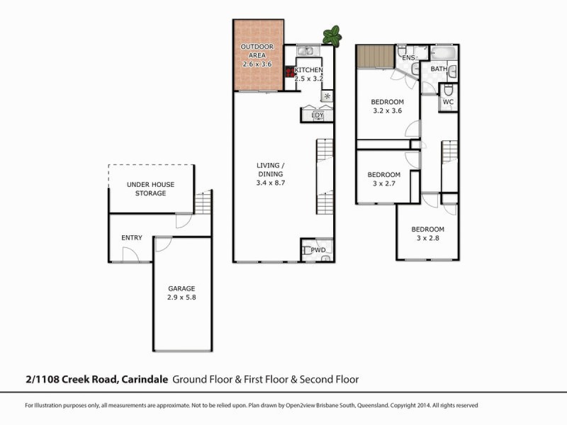 2/1180 Creek Road, Carina Heights QLD 4152 Floorplan