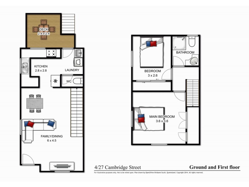 4/27 Cambridge St, Carina Heights QLD 4152 Floorplan