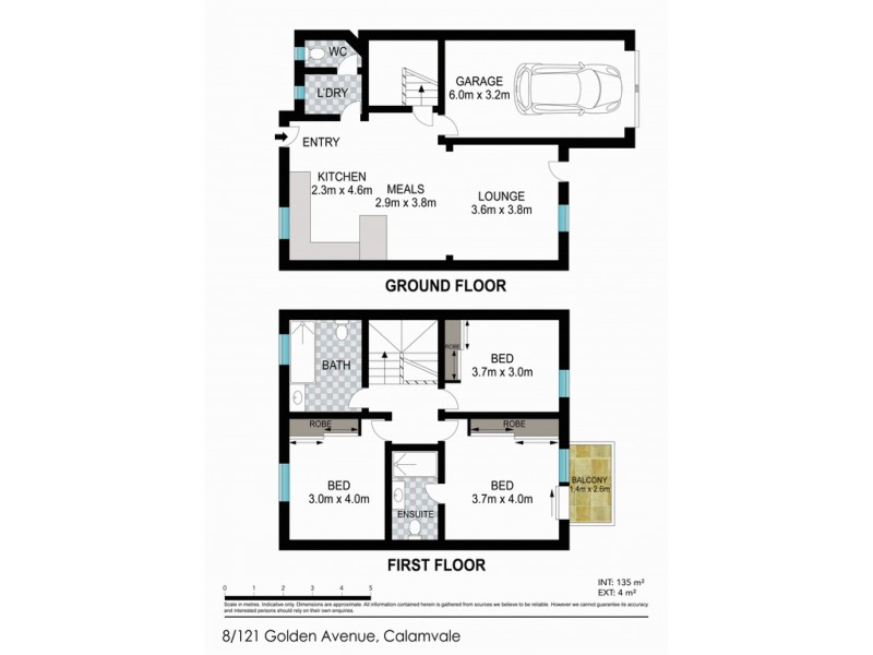 8/121 Golden Avenue, Calamvale QLD 4116 Floorplan