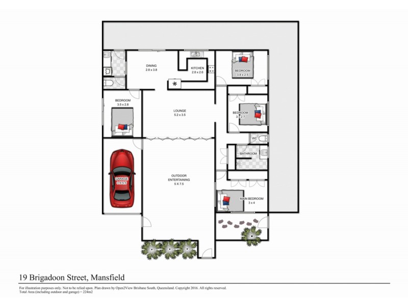 19 Brigadoon Street, Mansfield QLD 4122 Floorplan