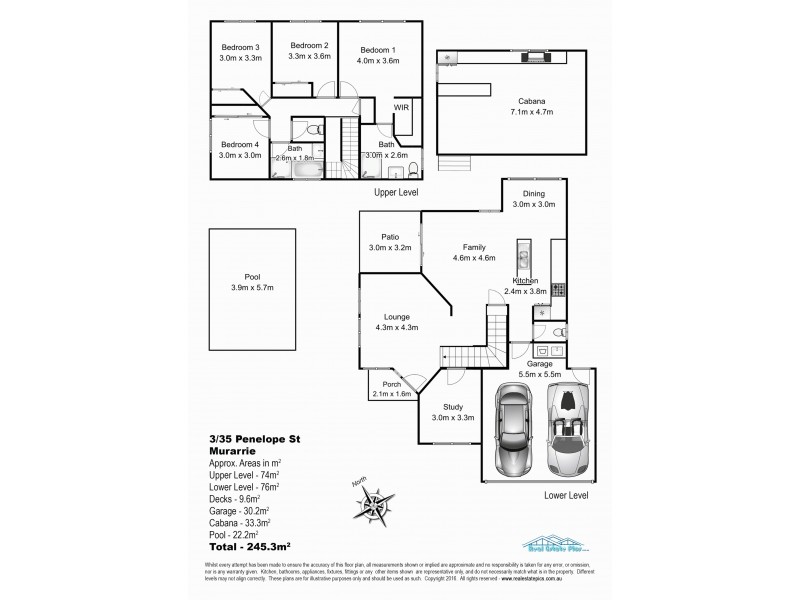 House No. 3/35 Penelope Street, Murarrie QLD 4172 Floorplan
