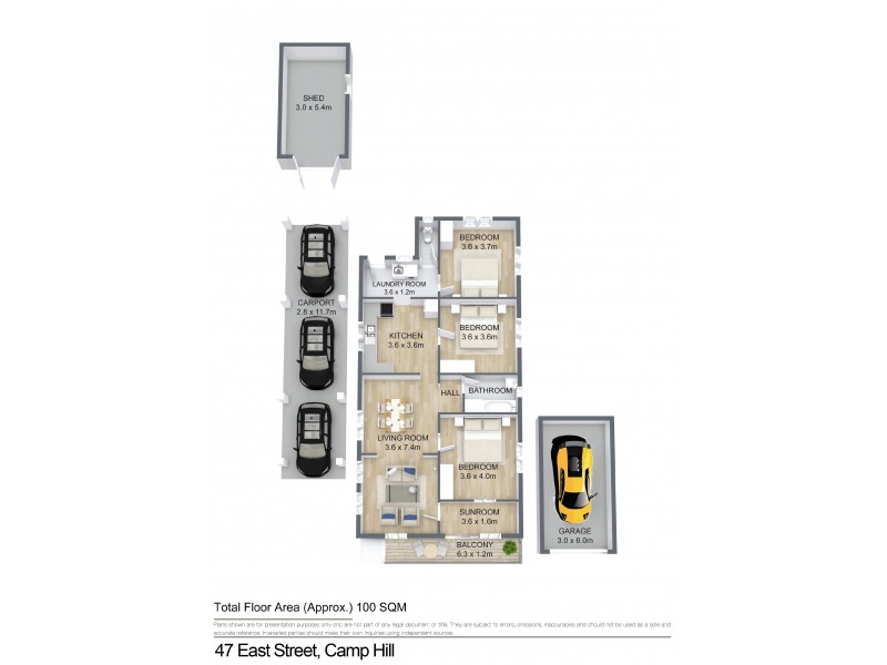 47 East Street, Camp Hill QLD 4152 Floorplan
