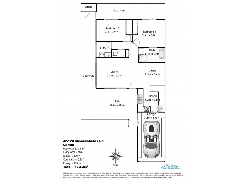 42/128 Meadowlands road, Carina QLD 4152 Floorplan