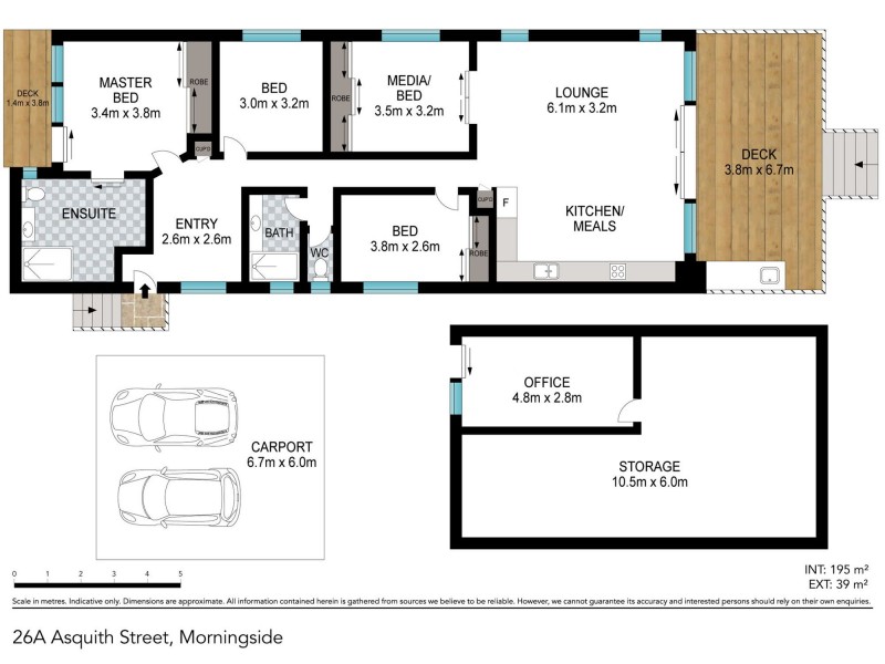 26A Asquith Street, Morningside QLD 4170 Floorplan