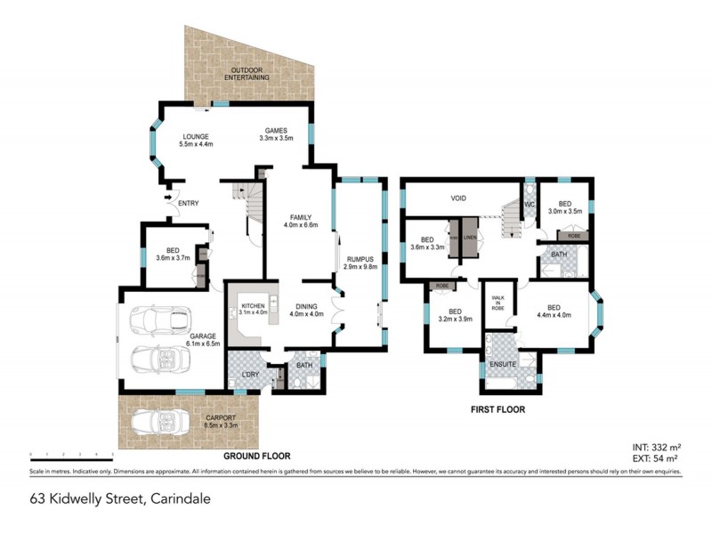63 Kidwelly Street, Carindale QLD 4152 Floorplan