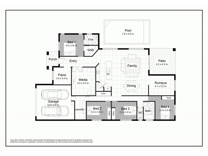 2 Tanya Court, Wellington Point QLD 4160 Floorplan